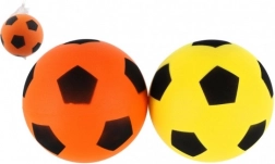 penová futbalová lopta 21 cm v sieťke, 2 farby