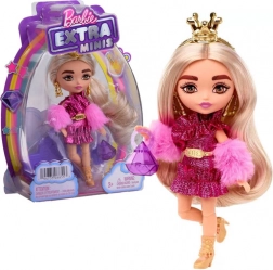 Barbie Extra Minis v ružových šatách