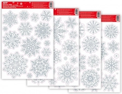 Vianočné okenné fólie s glitrom 20x30cm