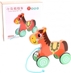 Drevené ťahadlo Kôň 16 cm