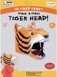 Kreatívna sada 3D maska Tiger Fiesta Crafts