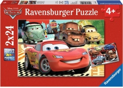 Ravensburger puzzle Autá 2 – výlet do Európy 2×24 dielikov