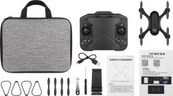 skladací dron do ovládača s Wi‑Fi kamerou 720p a diaľkovým ovládaním