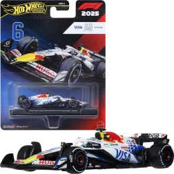Hot Wheels Premium Formula 1 monopost 2025 Visa Cash App Racing Bulls Isack Hadjar #6 - 1 kus