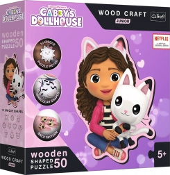 Drevené puzzle junior Gabby 50 dielikov