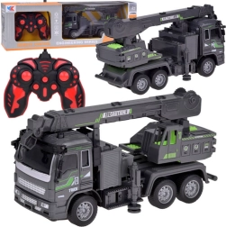 Diaľkovo ovládaný žeriav pre deti s osvetlením