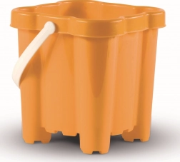 Androni vedro hrad so 4 vežami, oranžové 16 cm