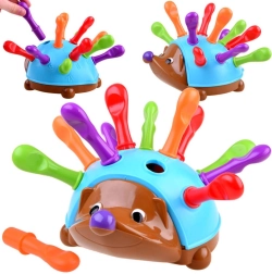 Edukatívny ježko s farebnými ostňami