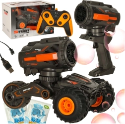 RC kaskadérske auto s výrobníkom bublín na diaľkové ovládanie