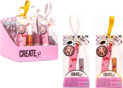 Lesk na pery a trblietky na telo CREATE IT! strieborné a zlaté