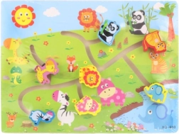 Drevené bludisko so zvieratkami