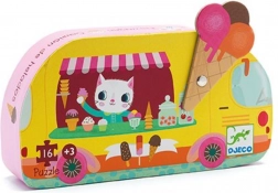 Puzzle Zmrzlina fičí - DJECO - 16 dielikov