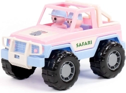 Safari džíp ružový – hračka s figúrkami