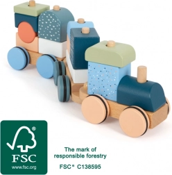 Drevený stohovací vlak Arctic small foot