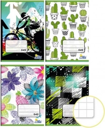 Školský zošit A5 štvorčekovaný Teenage mix