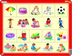 LARSEN puzzle: Čo ku čomu patrí? 10 dielikov