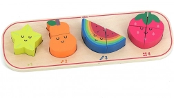 Vkladacie Puzzle Učím sa Počítať Ovocie Sarah Betz