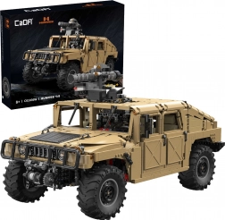 Stavebnica CaDA terénne vozidlo HUMVEE 53 cm – vojenský off-road, 3935 dielikov