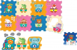 Mäkké stavebné bloky so zvieratkami a číslami
