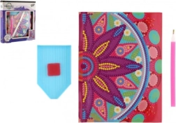 Kreatívna sada - denník s diamantovým zdobením