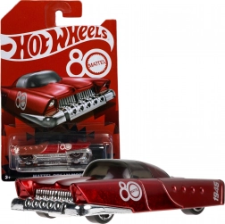 Hot Wheels Mattel Dream Mobile rubínovo červený klasický model k 80. výročiu Mattel