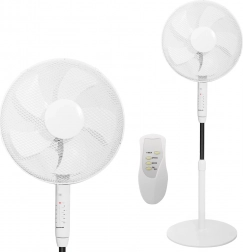 Stojaci ventilátor 45 W – 3 režimy, 5 lopatiek, časovač, diaľkové ovládanie