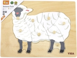 Drevená montessori vkladačka – ovca VIGA