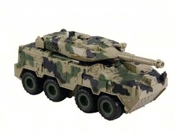 Vojenské vozidlo na zotrvačník s efektmi