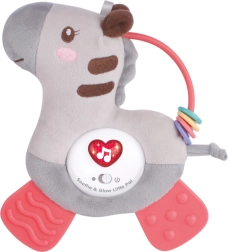 Plyšová zebra so svetlami a zvukmi