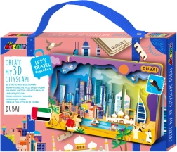 Drevené 3D puzzle mestská panoráma – DUBAJ