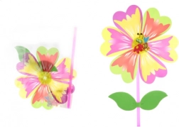 Veterník kvetina na plastovej tyčke