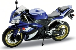 Welly motocykel Yamaha YZF‑R1 1:10 modrá
