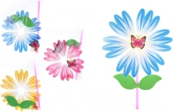 Vetrník kvetina na plastovej tyčke