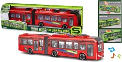 Dvojkĺbový autobus – detské vozidlo so zvukmi a svetlami