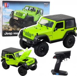 rc terénne auto JEEP Wrangler rock crawler 1:14 – zelené