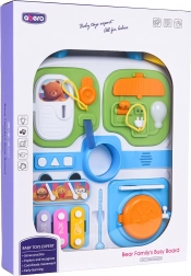 Multifunkčný manipulačný kufrík pre deti – modrý