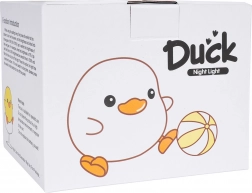 Nočné svetlo kačička zo silikónu s dotykovým ovládaním