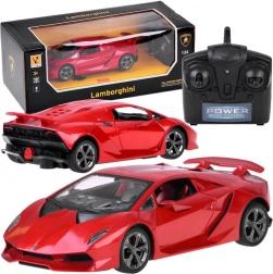 Diaľkovo ovládané auto LAMBORGHINI 1:24, červené 2.4 GHz