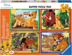 RAVENSBURGER puzzle Disney: Lev kráľ 4×42 dielikov
