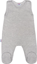 New Baby Classic II dojčenské dupačky sivé