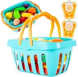 Košík s ovocím a zeleninou na krájanie