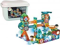 Magnetická svietiaca dráha pre guľôčky