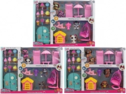 Súprava zvieratiek s domčekom a doplnkami