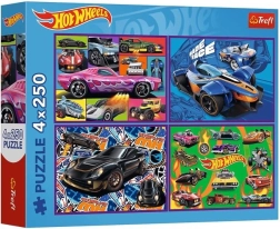 Puzzle 4×250 dielikov HOT WHEELS