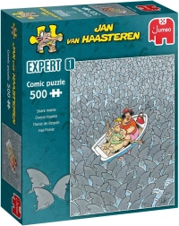 Puzzle JUMBO Jan van Haasteren Expert 1: Žraločia mánia 500 dielikov