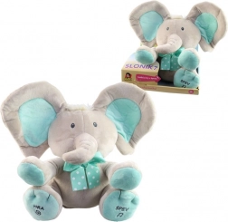 Sloník na schovávačku 25 cm - slovensky
