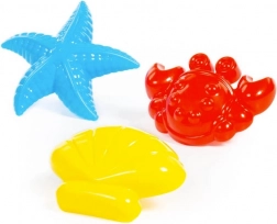 Formičky do piesku Morský svet 3 ks