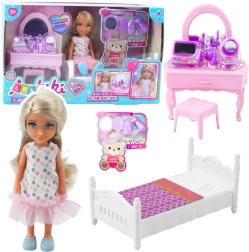 Laleka ANLILY s postieľkou a toaletným stolíkom