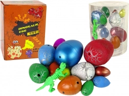 Rastúce dinosauří vajce – sada 12 ks, rôzne veľkosti