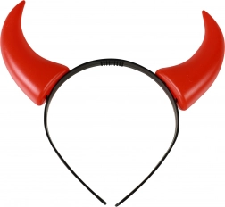 Čelenka s čertovskými rohmi pre deti
